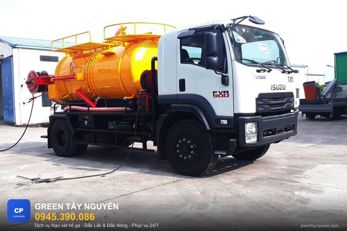 Thiết bị Nạo vét hố ga chuyên dụng tại tỉnh Đắk Nông - Green Tây Nguyên 0945.390.086