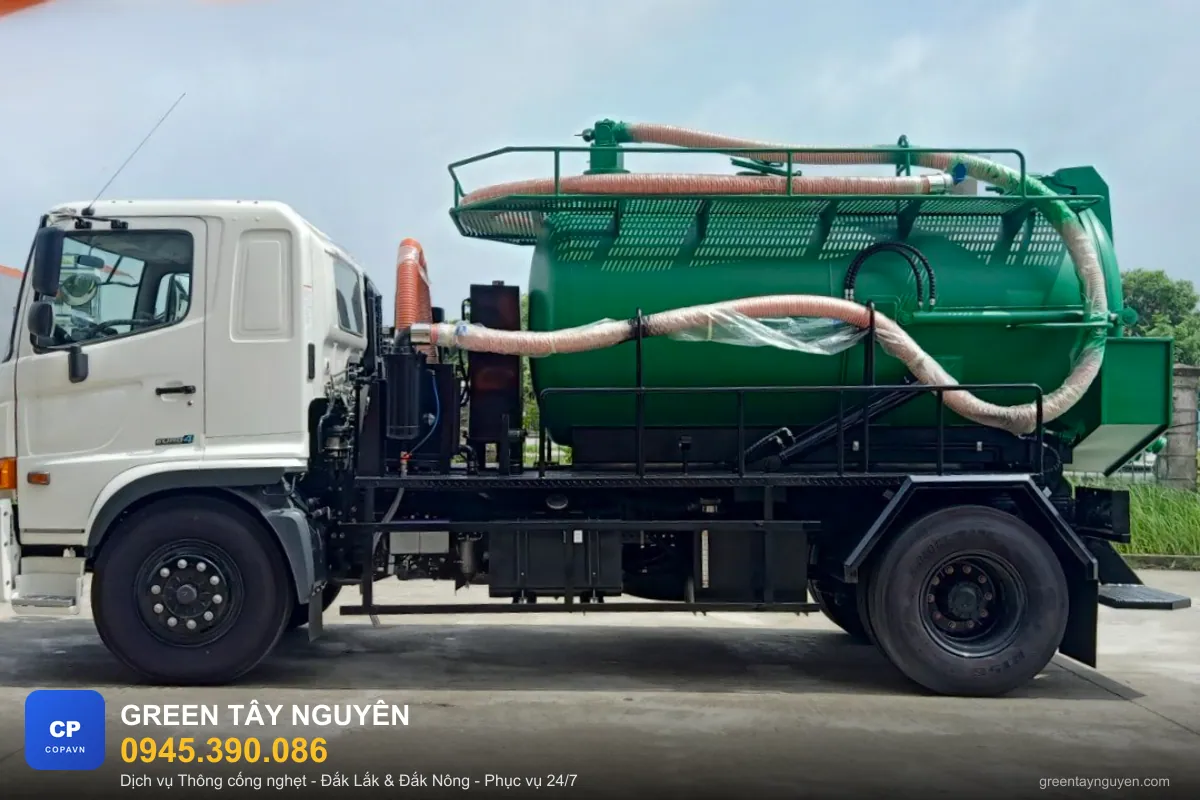 Thiết bị Thông cống nghẹt - Tắc cống chuyên dụng tại tỉnh Đắk Nông - Green Tây Nguyên 0945.390.086