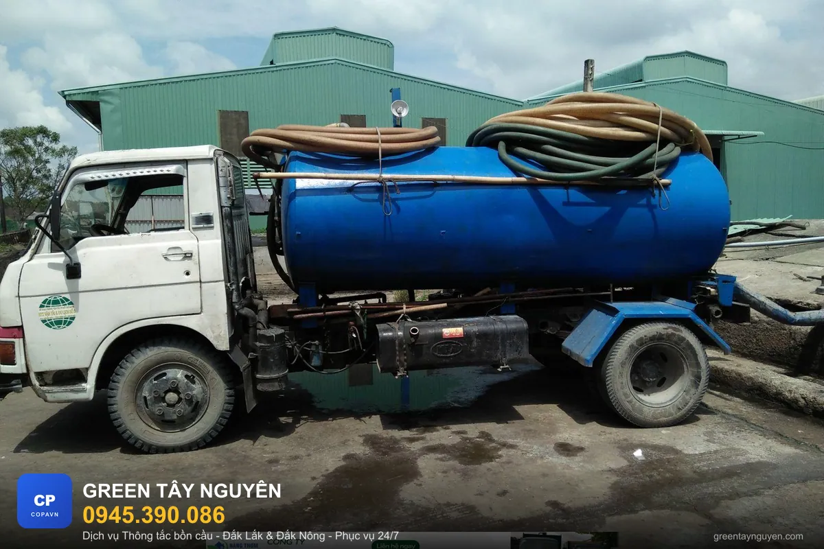 Thiết bị thông tắc bồn cầu chuyên dụng tại H. Ea Kar, Đắk Lắk - Green Tây Nguyên 0945.390.086